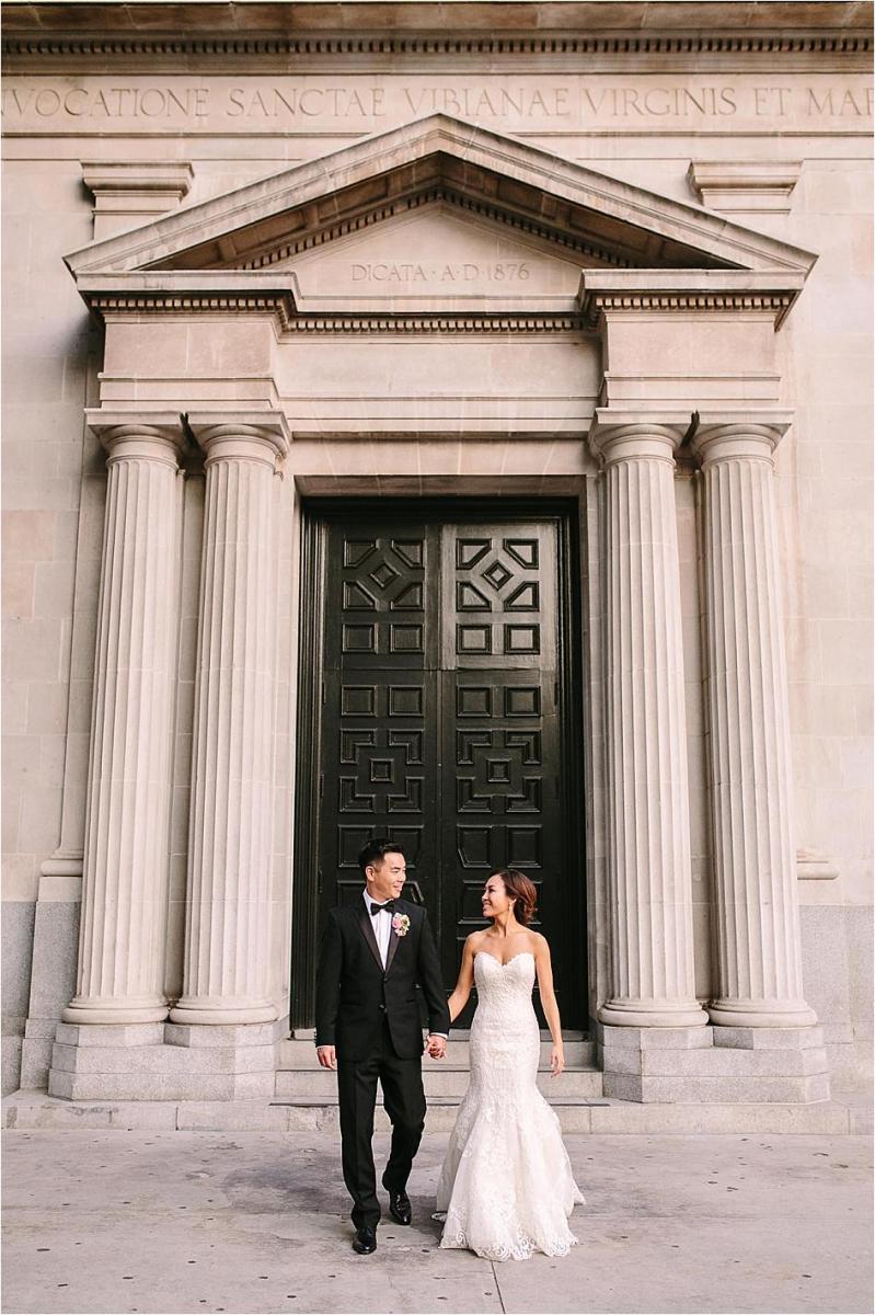 california wedding, wedding venue, vibiana, bride and groom, wedding inspo