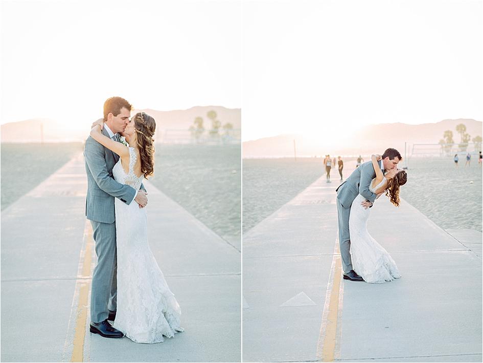 cali wedding, wedding inspo, beach wedding, santa monica wedding, bride and groom