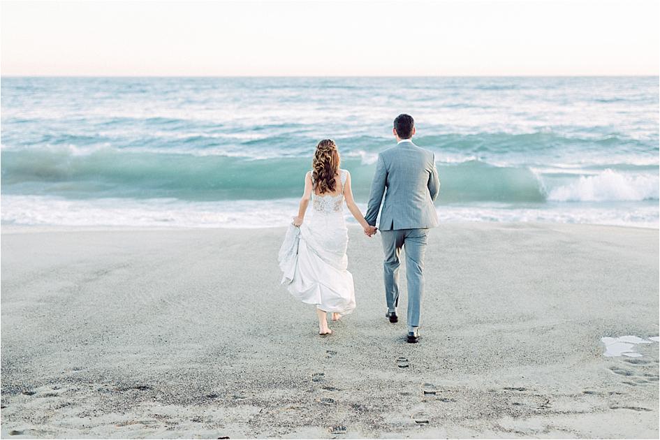 cali wedding, wedding inspo, beach wedding, santa monica wedding, bride and groom