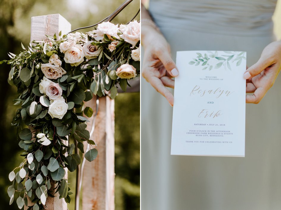 Couple Honors Their Fathers in Wedding at Creekside Farm | Minnesota Bride