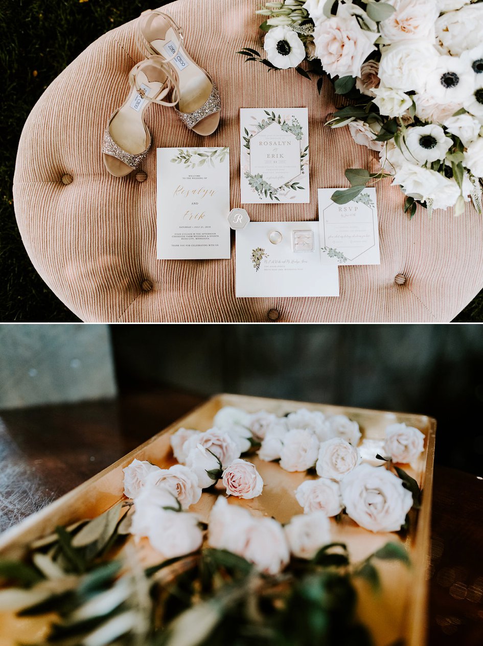 Couple Honors Their Fathers in Wedding at Creekside Farm | Minnesota Bride