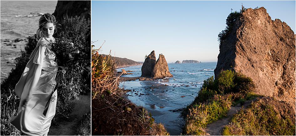 rialto beach, seattle elopement, seattle wedding, wedding photography