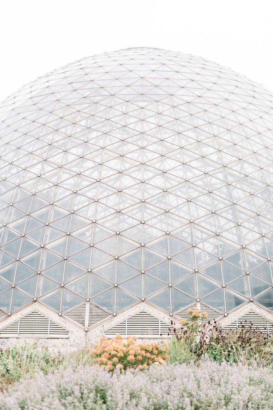 Sweet and Spiky Engagement Shoot at The Domes | Wisconsin Bride