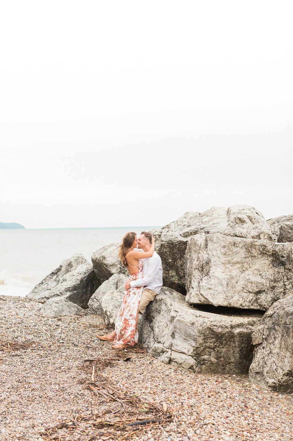 Casey and Tayelor: Styled Shoot-Turned Proposal at Klode Park Beach