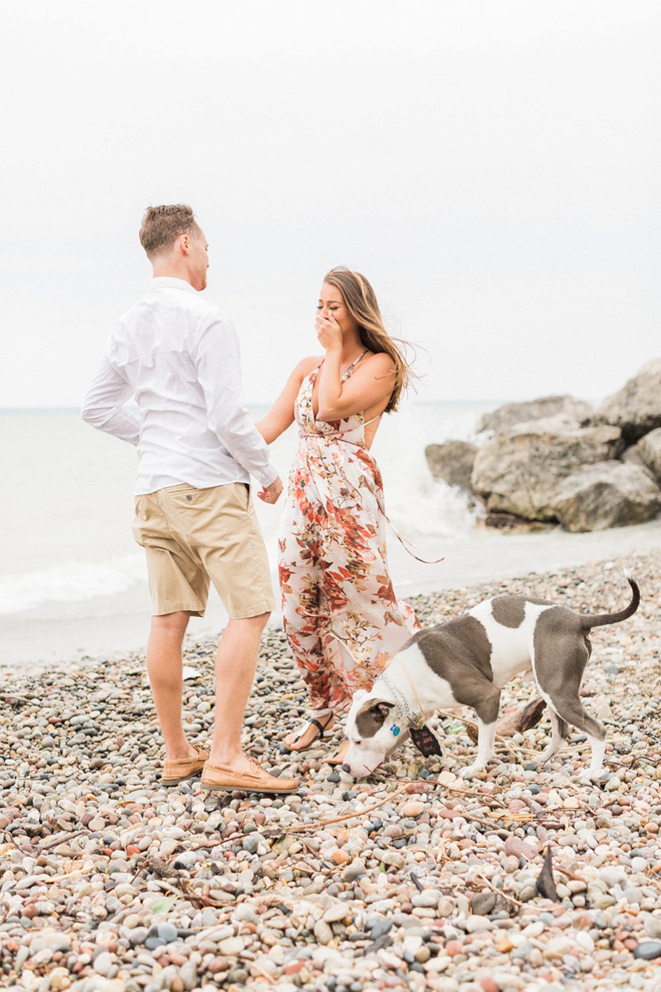 Casey and Tayelor: Styled Shoot-Turned Proposal at Klode Park Beach