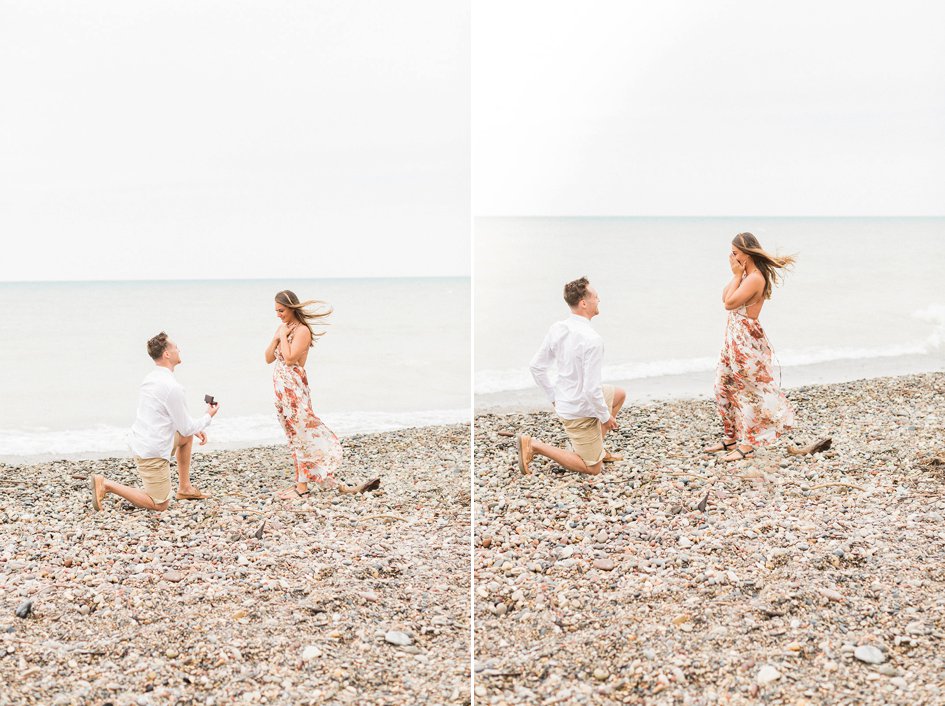 Casey and Tayelor: Styled Shoot-Turned Proposal at Klode Park Beach