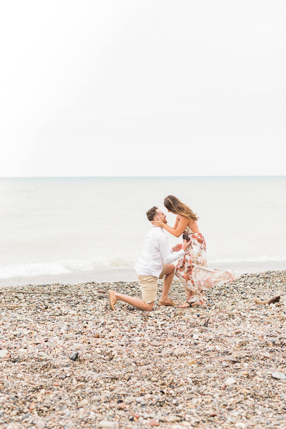 Casey and Tayelor: Styled Shoot-Turned Proposal at Klode Park Beach