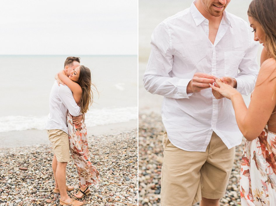 Casey and Tayelor: Styled Shoot-Turned Proposal at Klode Park Beach