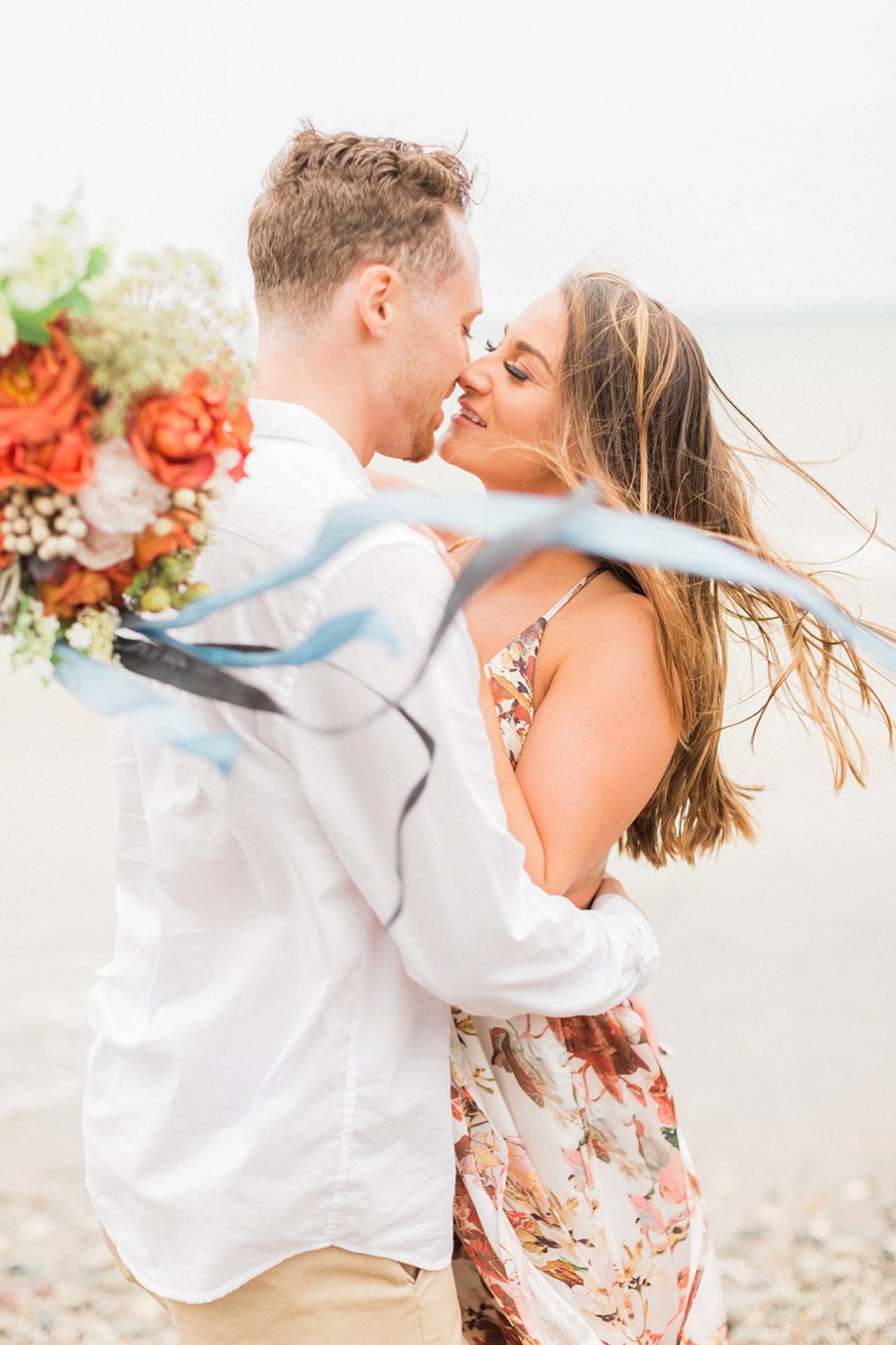 Casey and Tayelor: Styled Shoot-Turned Proposal at Klode Park Beach