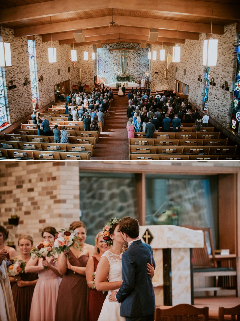 Emily + Tim: Rose Hued Wedding at Lake Geneva
