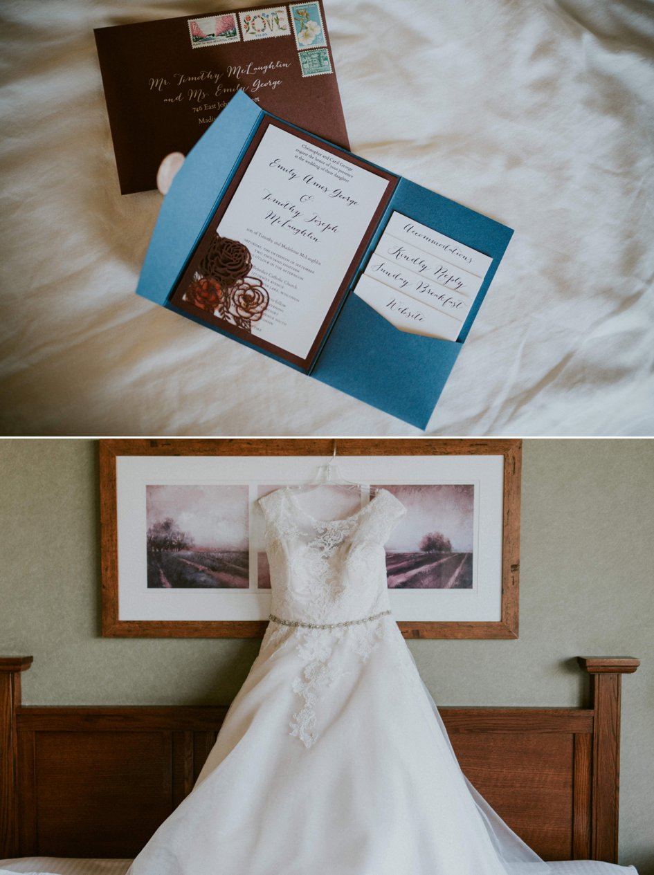 Emily + Tim: Rose Hued Wedding at Lake Geneva