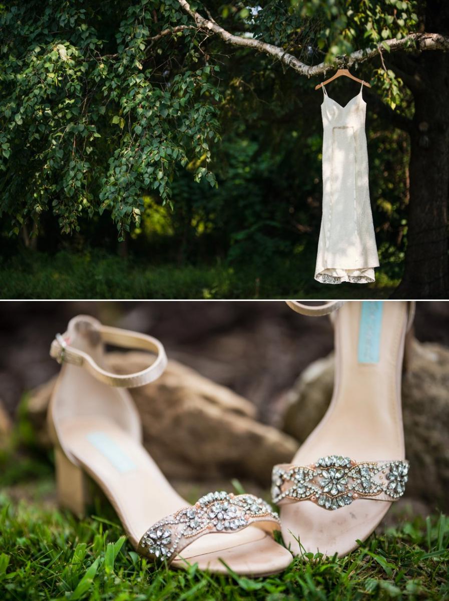 Melanie and Grant Real Wedding