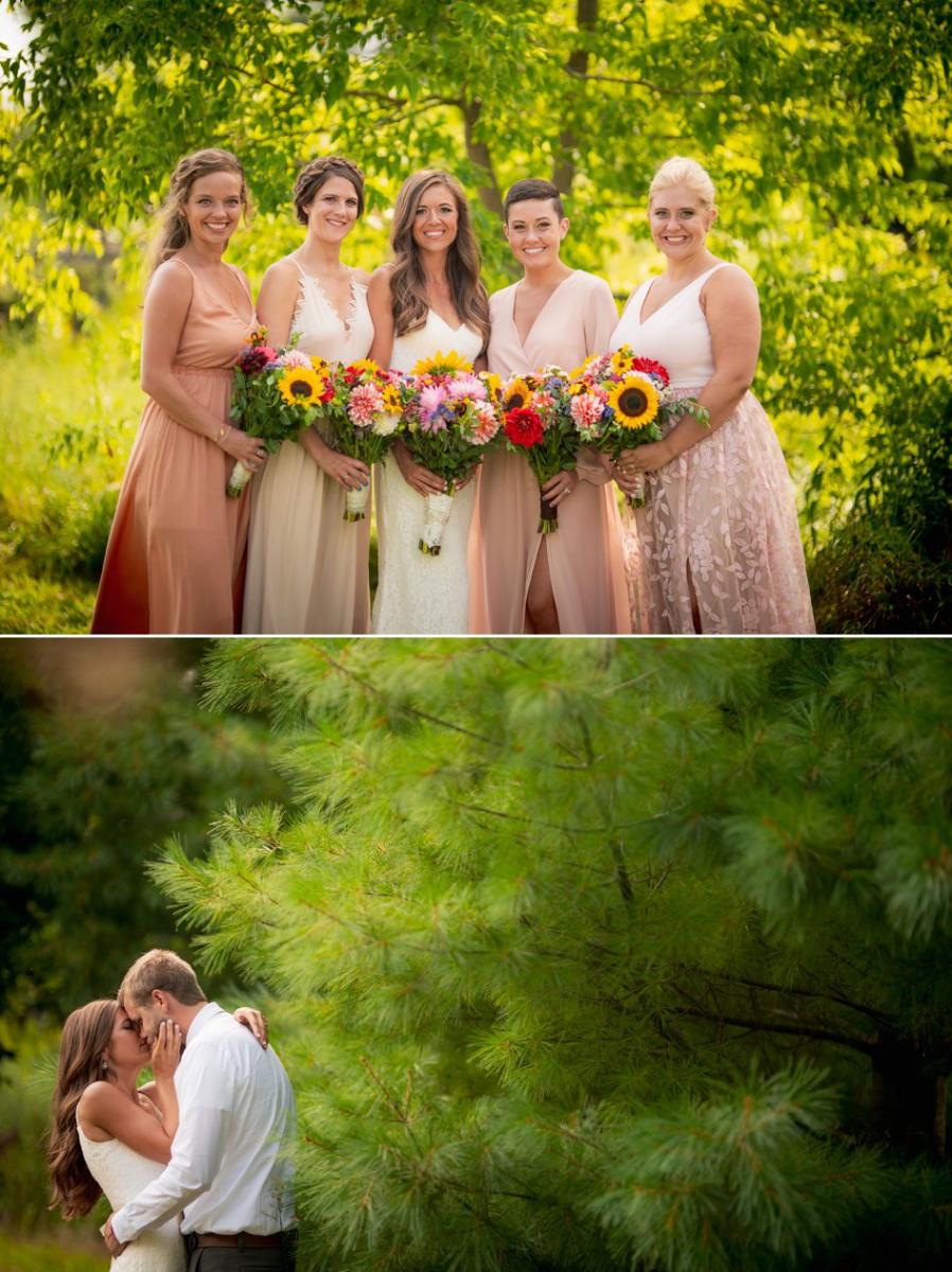 Melanie and Grant Real Wedding