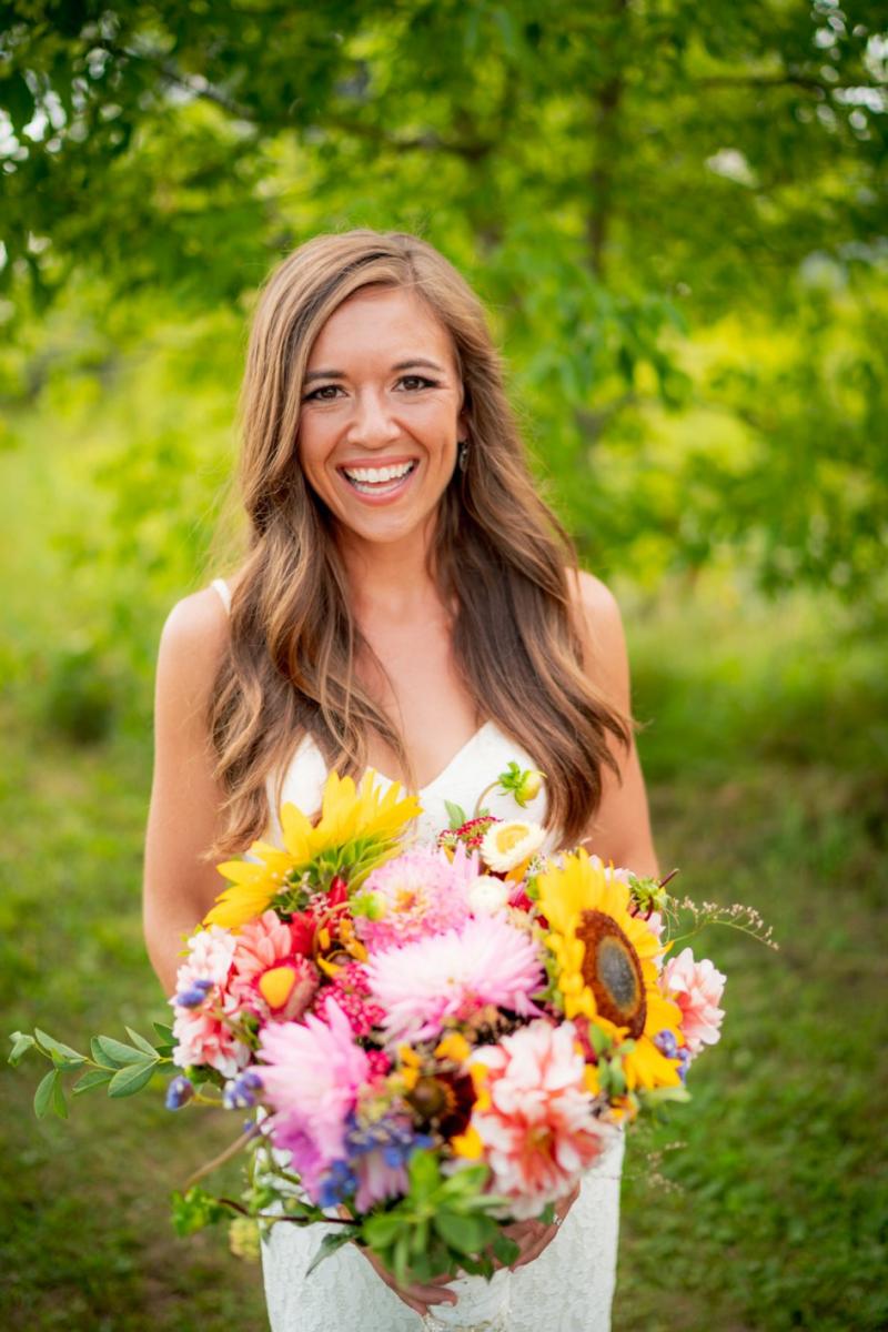 Melanie and Grant Real Wedding