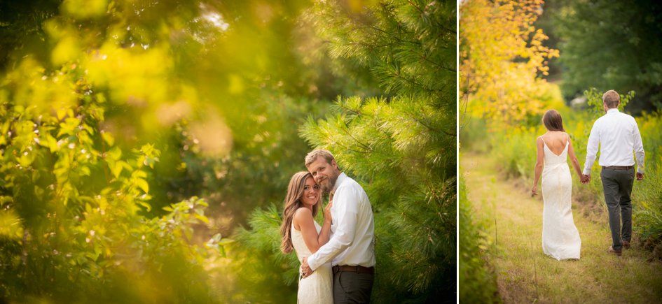 Melanie and Grant Real Wedding