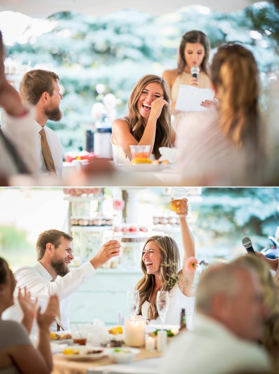 Melanie and Grant Real Wedding