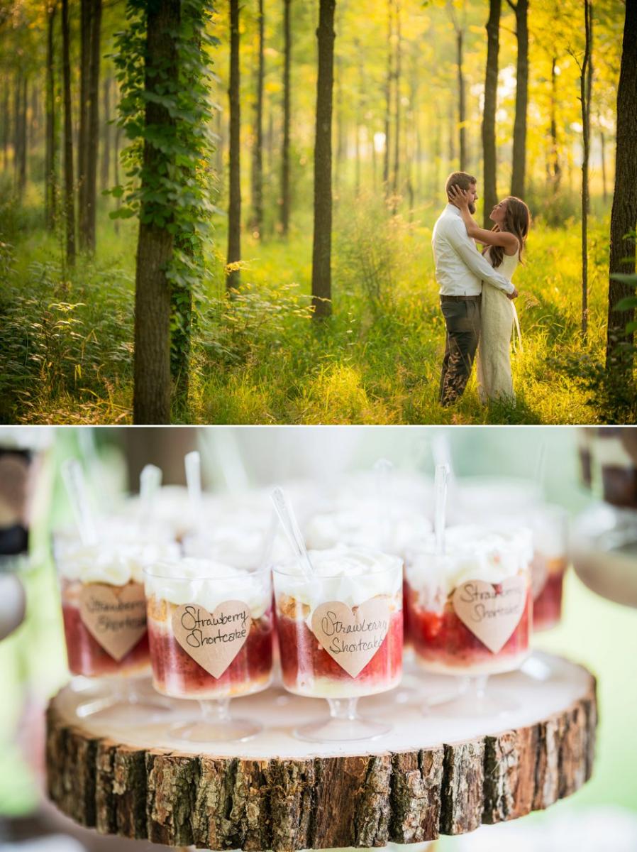 Melanie and Grant Real Wedding