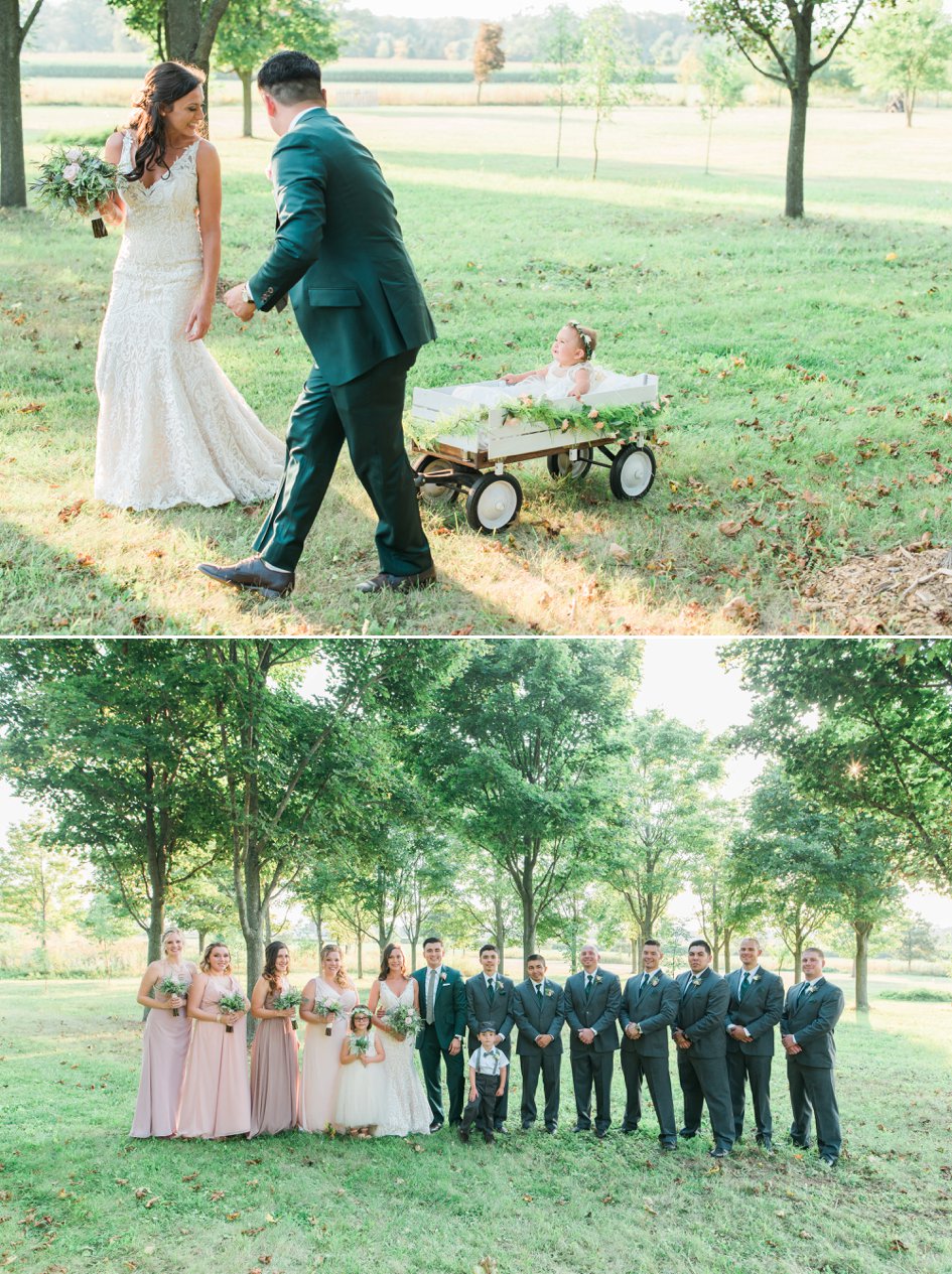 Woodland Backyard Wedding in New Berlin | Wisconsin Bride
