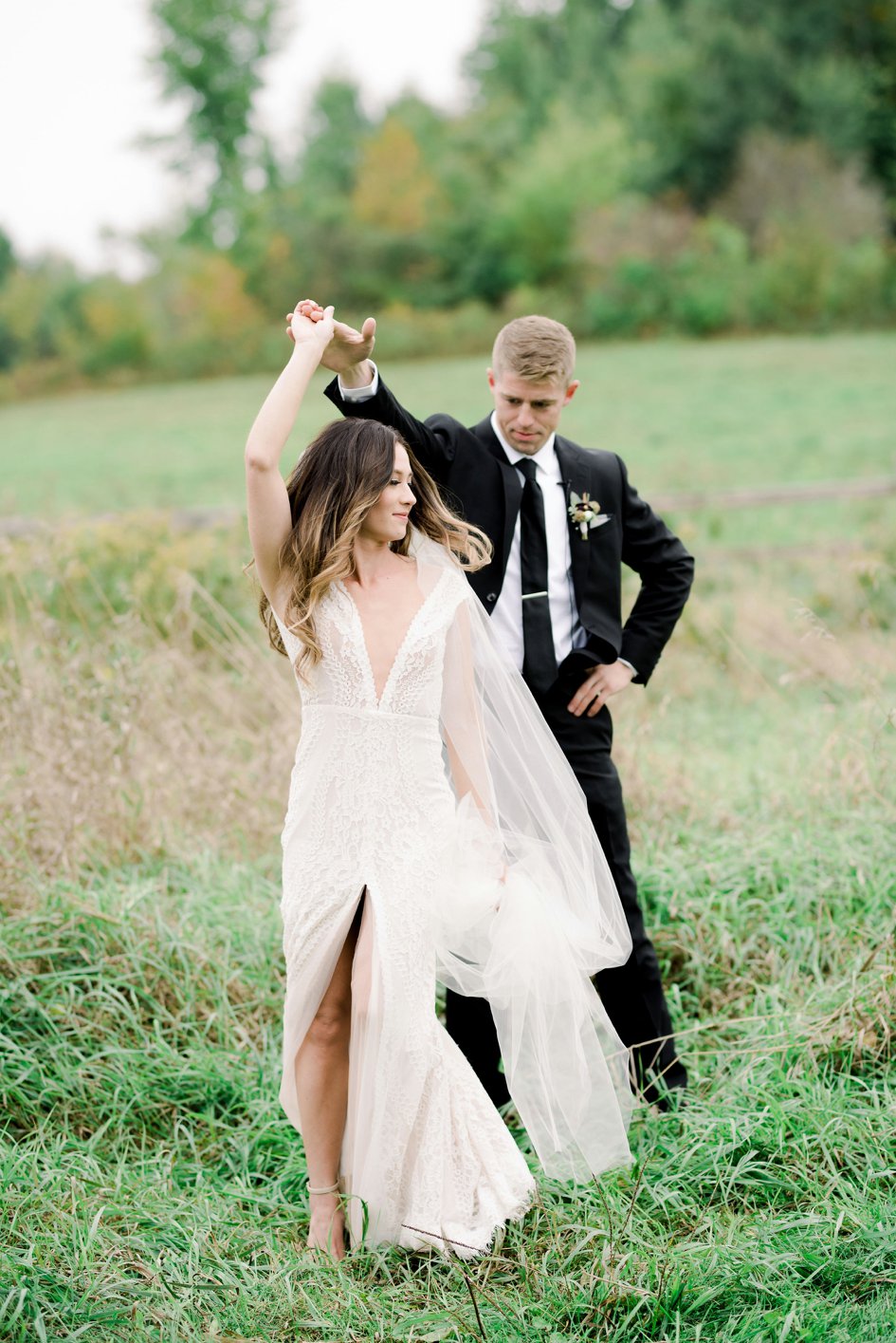 Organic Wedding at The Enchanted Barn | Wisconsin Bride