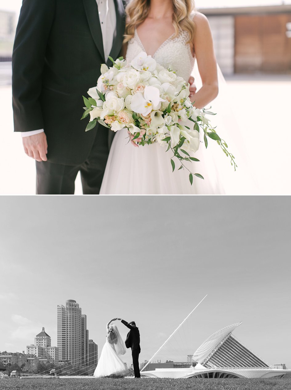 Blush and Gold Wedding at the Milwaukee Art Museum | Wisconsin Bride