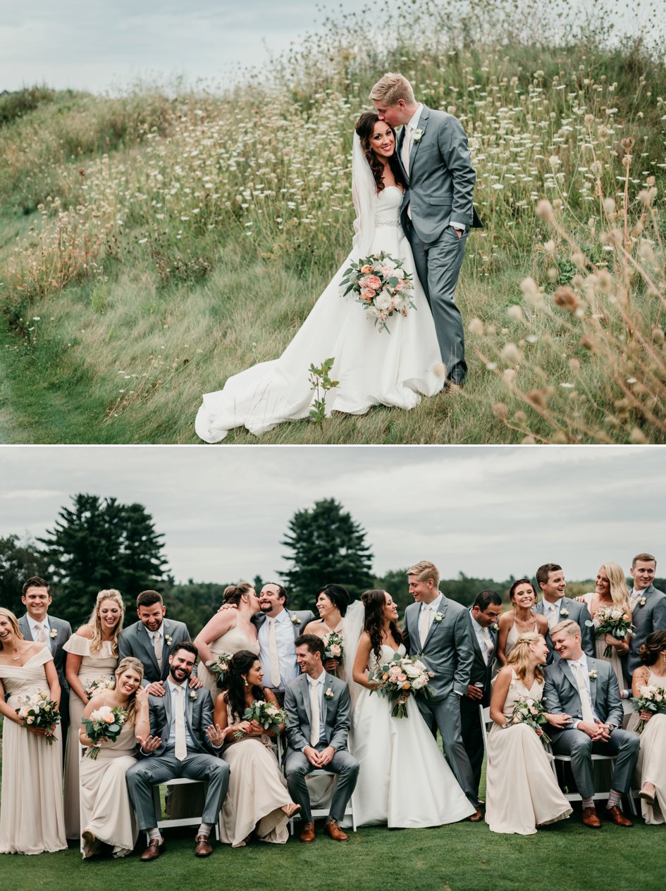 Peachy Wedding at the Chapel on the Green at Chula Vista | Wisconsin Bride