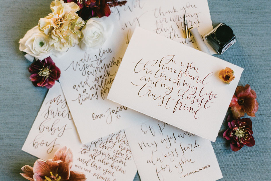 Sentimental Letters Yours Truly: Love Letters Add A Sentimental Touch To Your Wedding Day ...