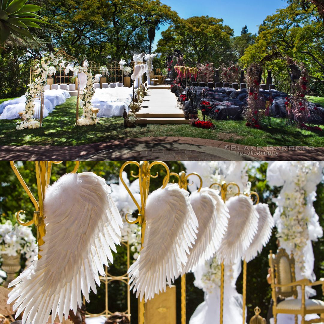 Heaven and Hell wedding ceremony space