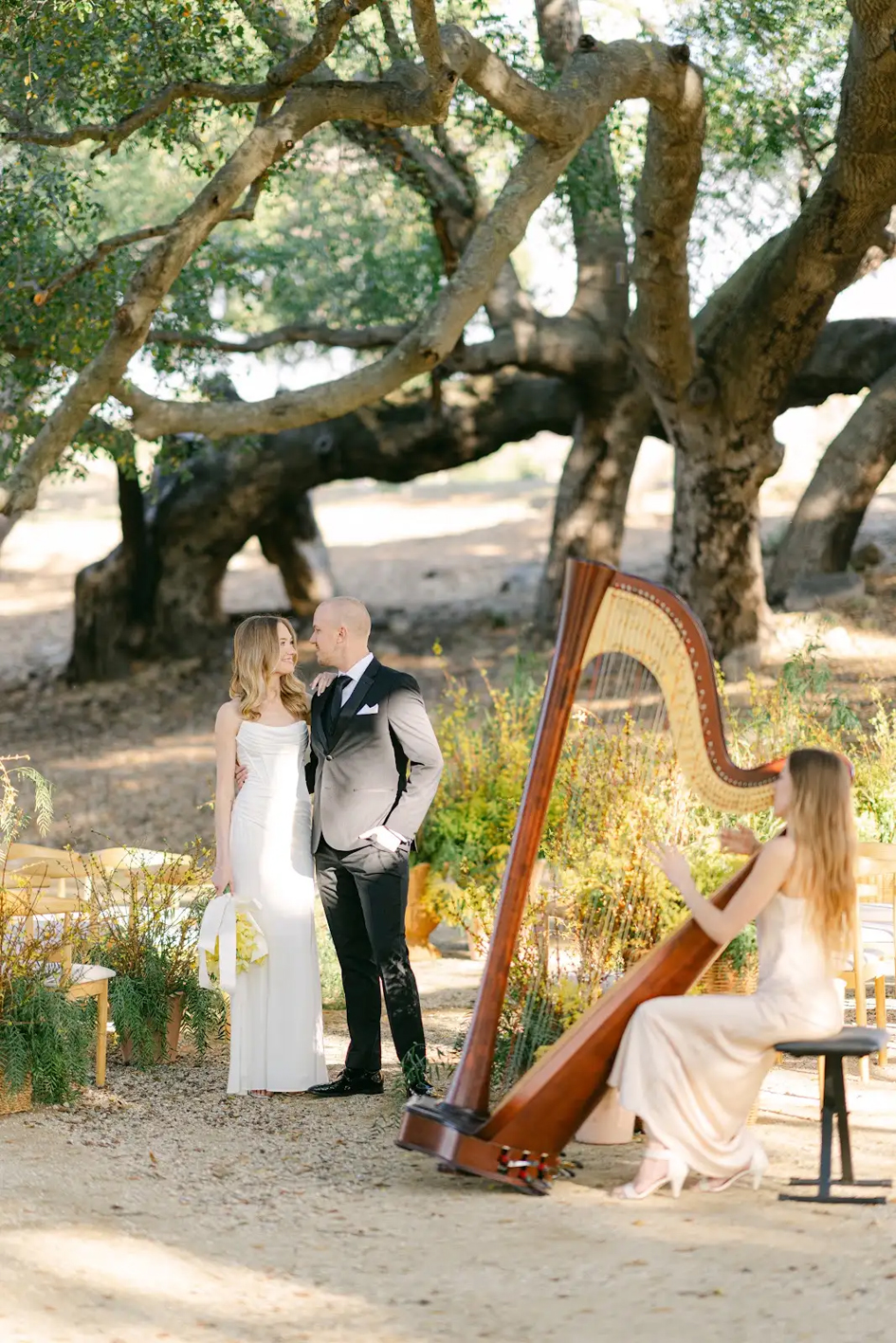 Magnolia West Photography with Ginger Rose Harpist