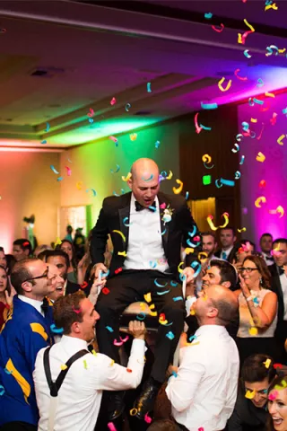 Ciccarelli Photography courtesy of Crimson Haze Event Lighting
