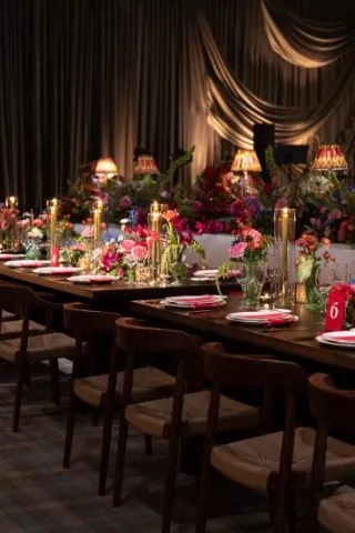 Gucci wallpaper inspired wedding day design 