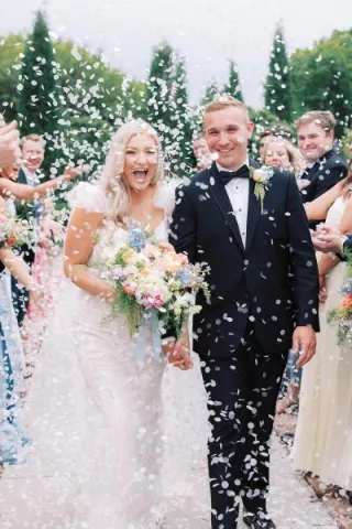 Modern, Botanical Fairytale in Fun-Filled Wedding at Empire Room