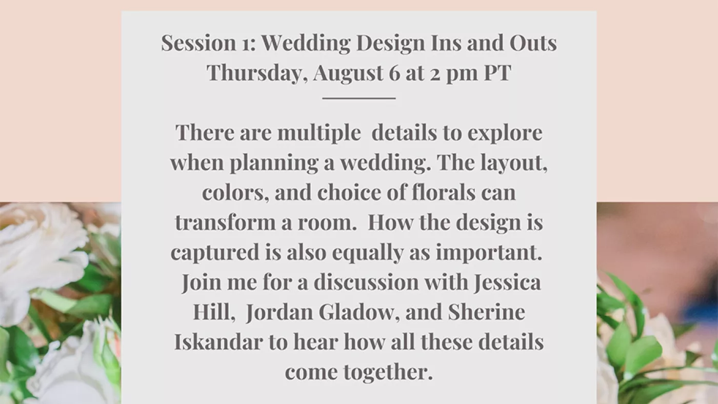 Virtual Discussion Series Session One
