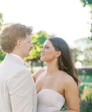 Rebecca and Dan Share an Intimate Moment in Vibrant Colorful Richly Textured Spring Wedding in Milwaukee Greenhouse No. 7