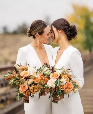 Meghan and Morgan Share an Intimate Moment on their Wedding Day at Brasada Ranch