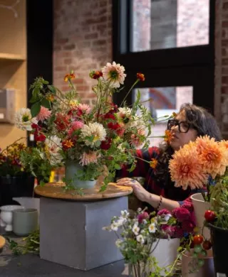 Interior of Marigold & Mint Botanicals' new brick and mortar shop in Seattle