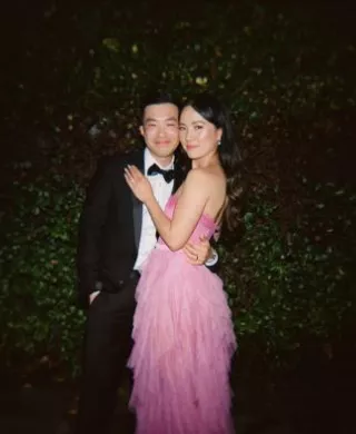 Tina and William in Bright and Modern Wedding at Hangar 21