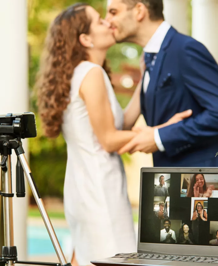 Live streaming at wedding