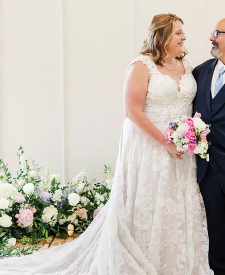 Lisa and Dan Enjoy their Vow Renewal Surrounded by Friends and Family Thanks to Wish Upon A Wedding