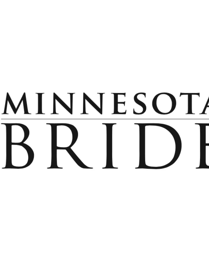 Black Minnesota Bride logo against a white background