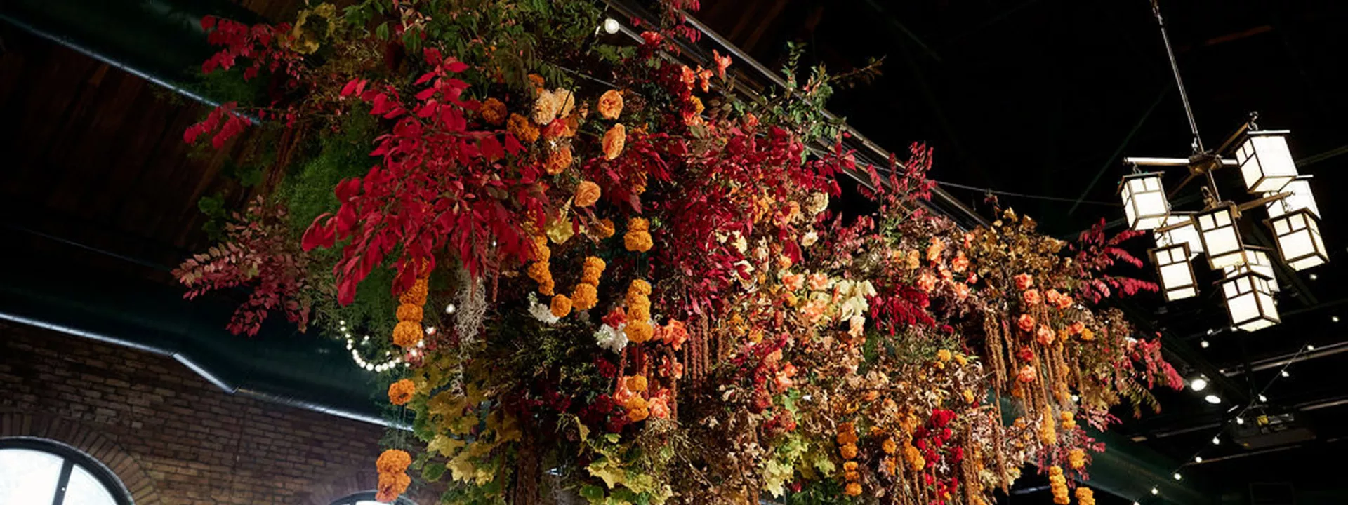 Vibrant Autumnal Hues Amidst Magical Fall Foliage in Wedding Day at Nicollet Island Pavilion