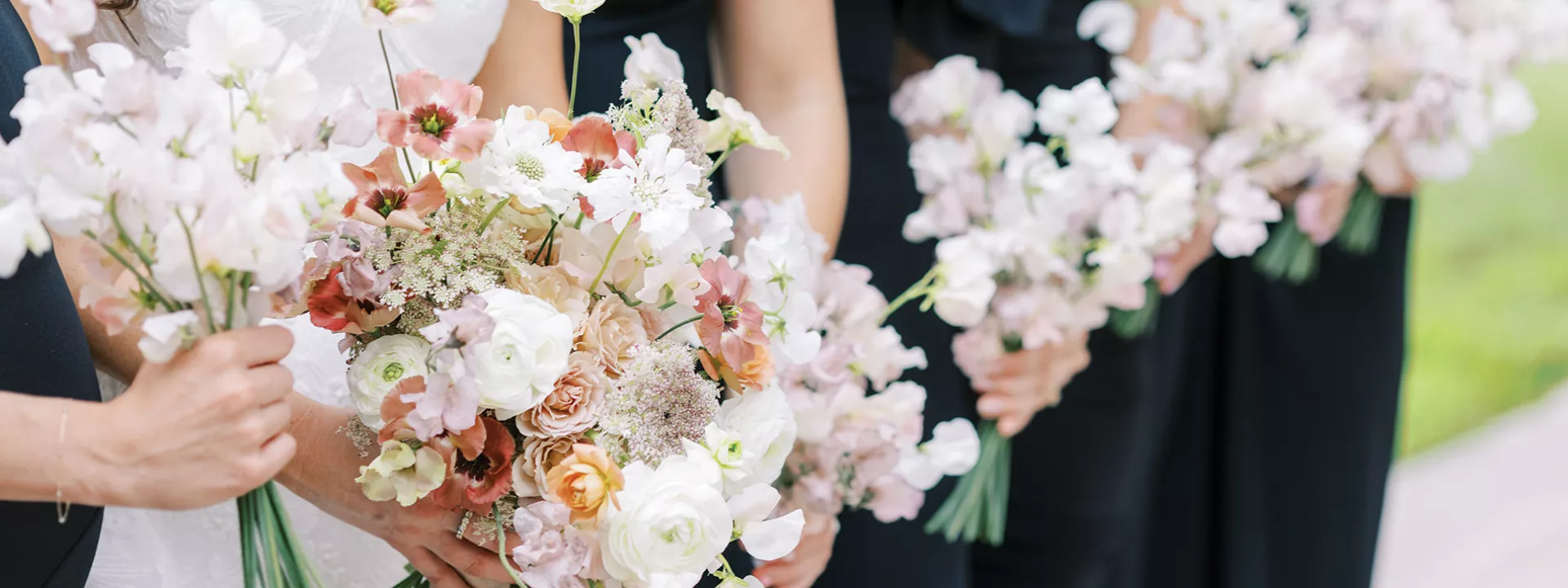 All in the Details: Peach and Pea Green, Garden Style Florals in Decadent Wedding at Interlachen Golf Course