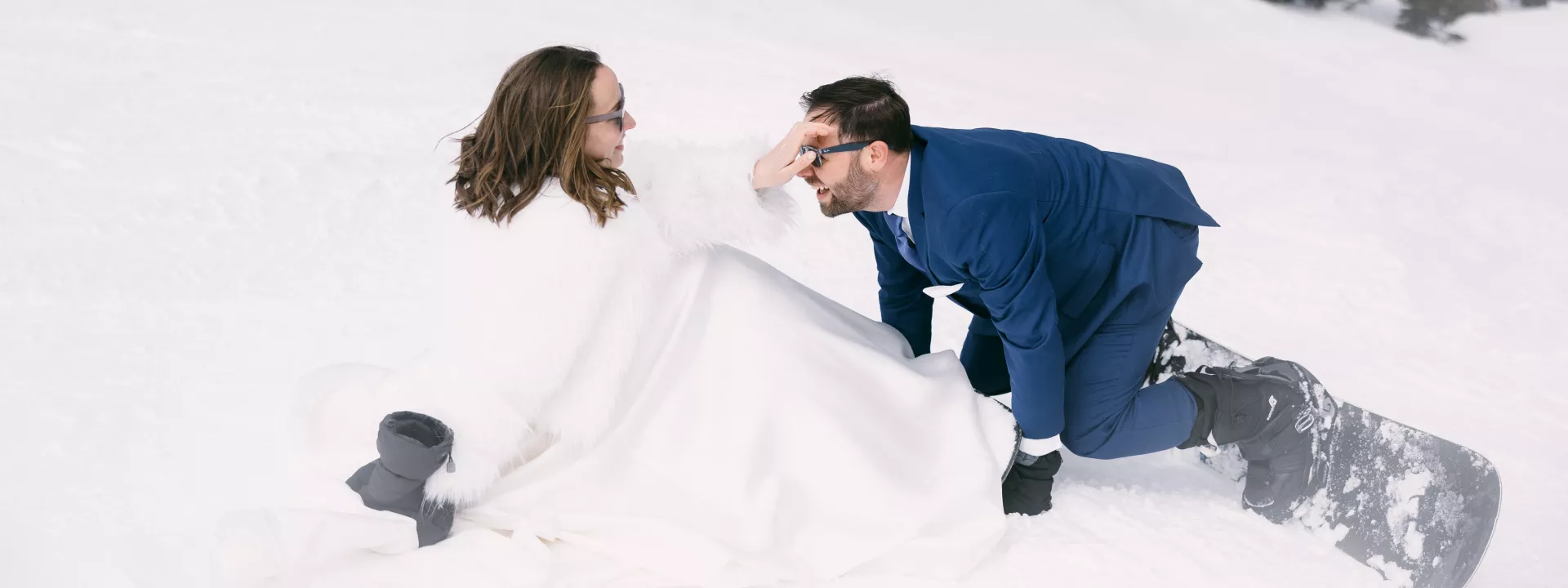 Fresh 'Pow' and Renewed Vows: Adventurous Elopement on Mt. Bachelor
