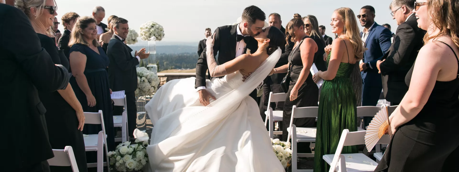 Jordan Dips Kylie and they Share a Kiss at the End of the Aisle 