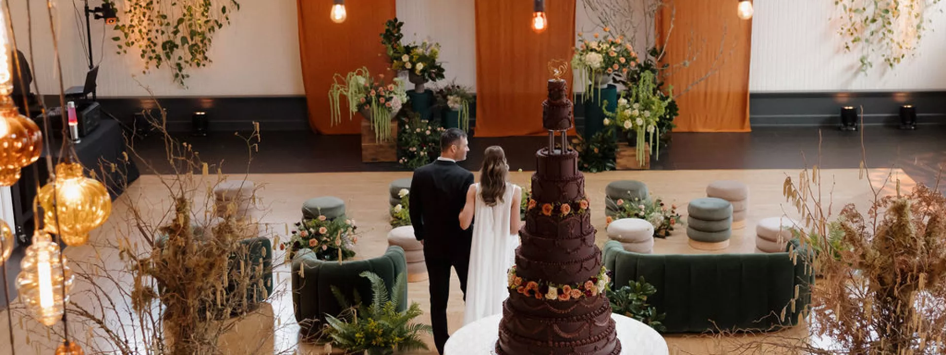 Models pose amidst winning floral design in styled shoot at The Evergreen