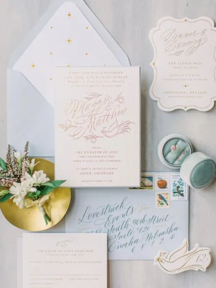 Photo by @jessicablex, Floral by @barefootflora, Hand-lettering by @cheryldyercalligraphy, Planning by @lovestruckevent