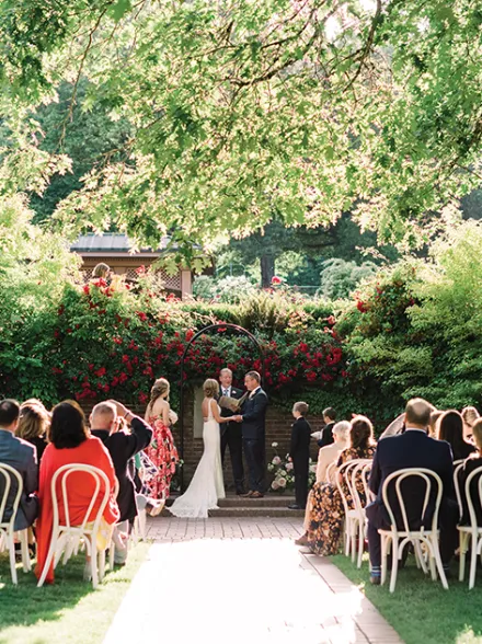 Evan and Sean's Wedding at the International Rose Test Garden